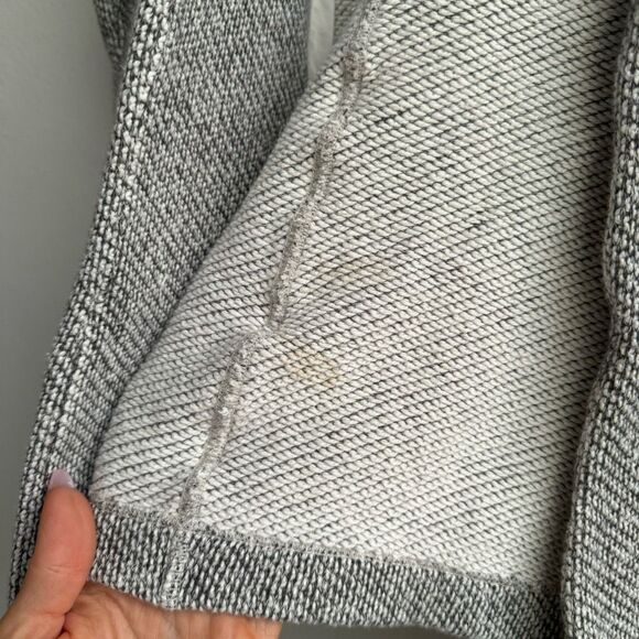 Eileen Fisher gray 100% organic cotton open front cardigan knit size medium - Picture 6 of 10